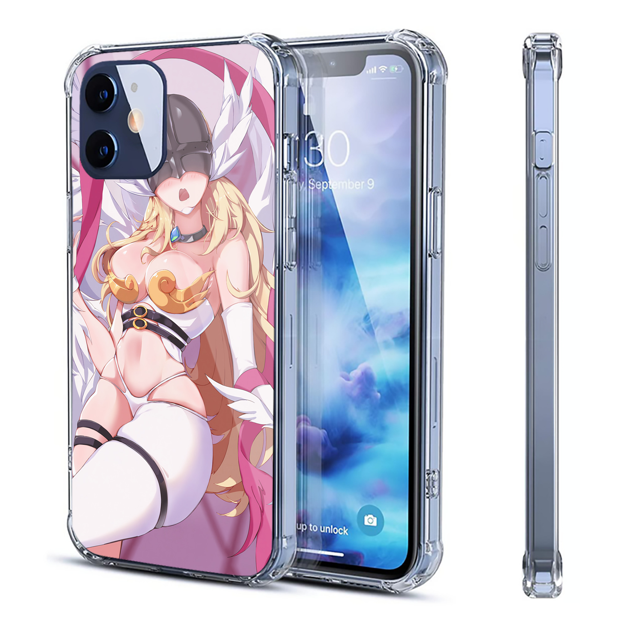 （画像用） Digimon デジタルモンスター/デジモン 【iPhone 12シリーズ対応】透明スマホケース（クリアソフトケース）